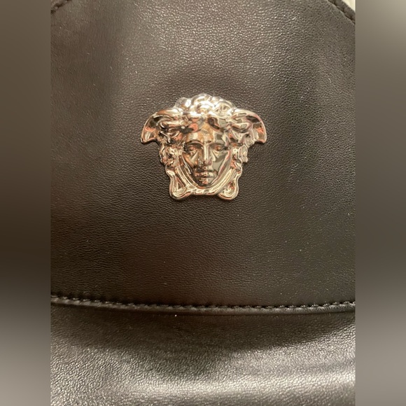 ❌SOLD❌Versace Black Leather Mini Medusa Palazzo Backpack - Picture 2 of 3